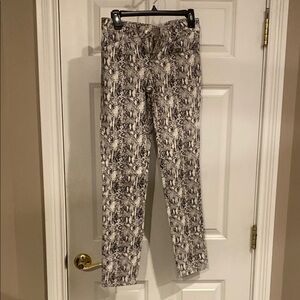 Philosophy Black and White Patterned Jeggings